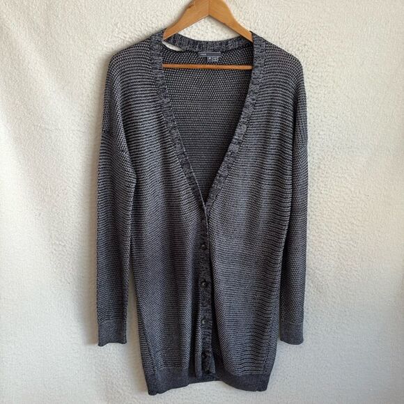 Vince Cardigan Sweater Womens Medium‎ Grey - Picture 1 of 8